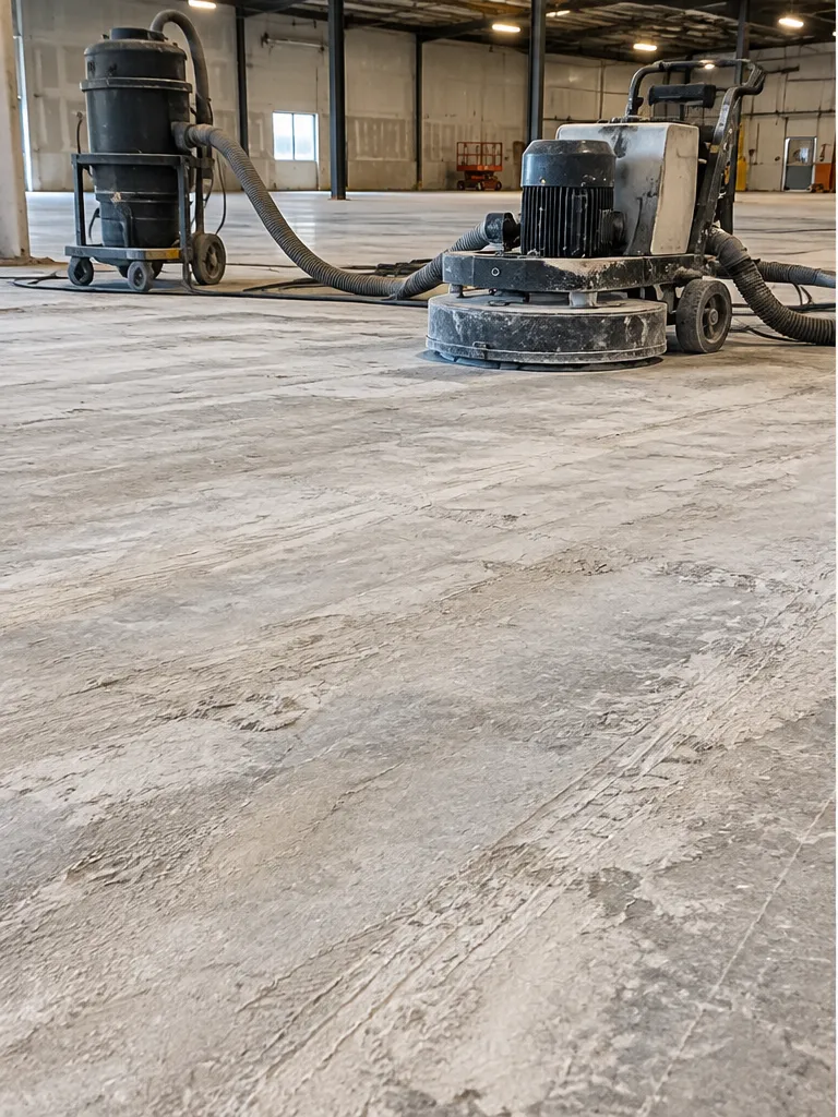 콘크리트연마 시공 전